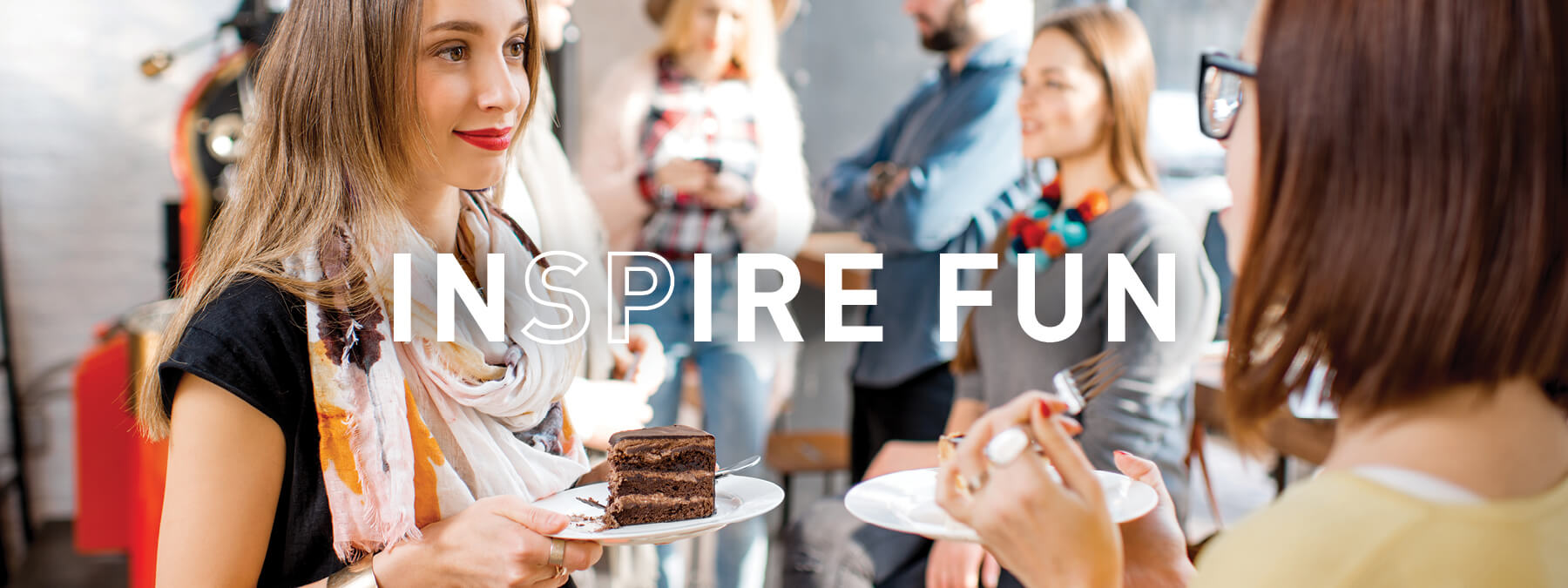 fun INSPIRE fun - group of people talking